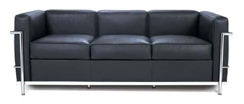 Le Corbusier LC2 sofa, 3-seater (1929)的图片
